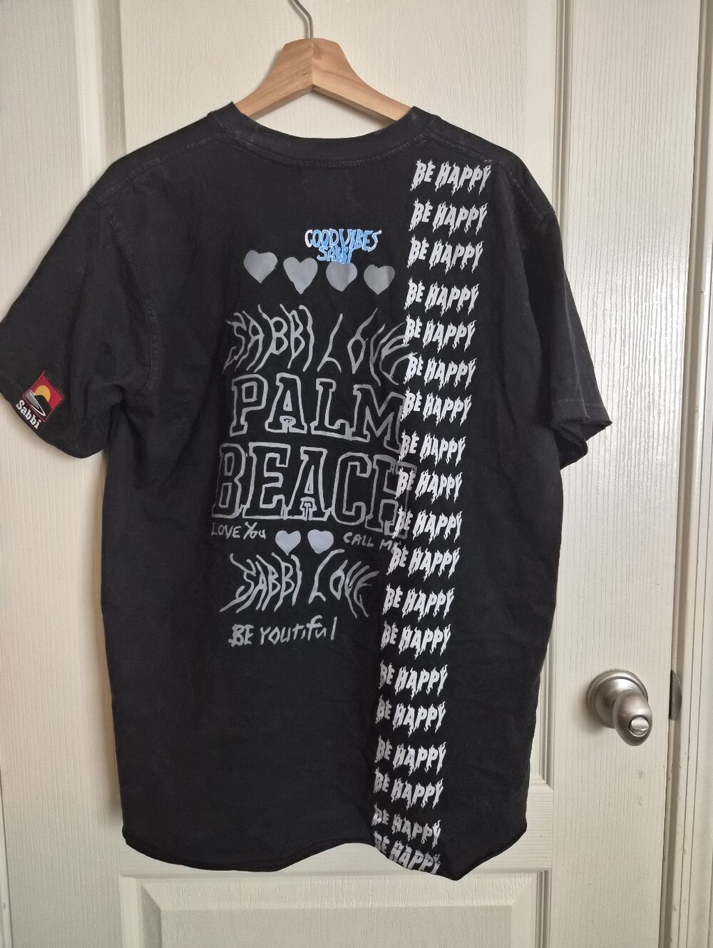 Sabbi Palm Beach Graphic Tee - Black - - Picture 5 of 5